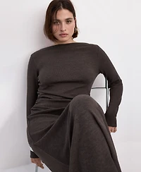 Mango Women's Fitted Sweater Dress