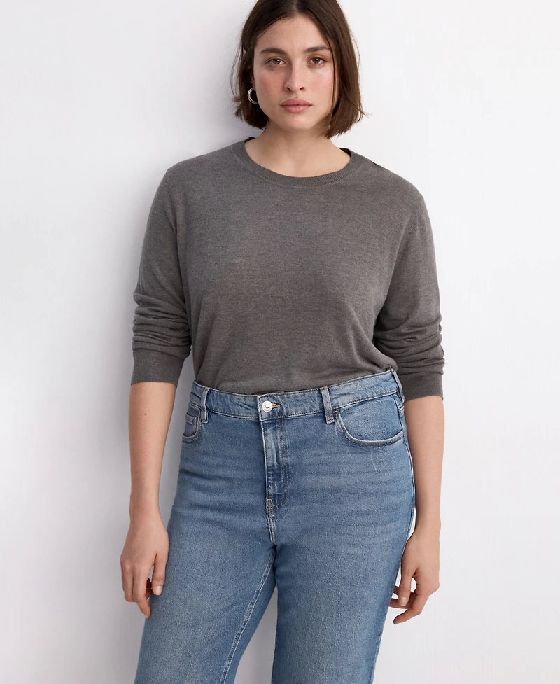 Mango Women's New Mom Comfort High-Rise Jeans