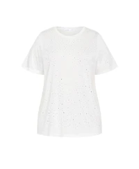 City Chic Women's Plus Blinged Up Tee