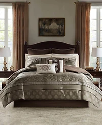 Madison Park Essentials Zara Jacquard 16-Pc. Comforter Set
