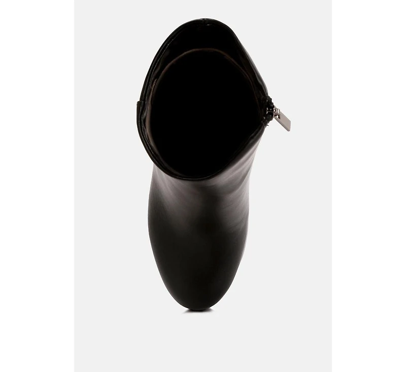 Womens beauty block heel platform ankle boots