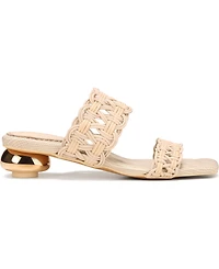 Circus Ny by Sam Edelman Women's Clover Woven Kitten-Heel Slide Sandals