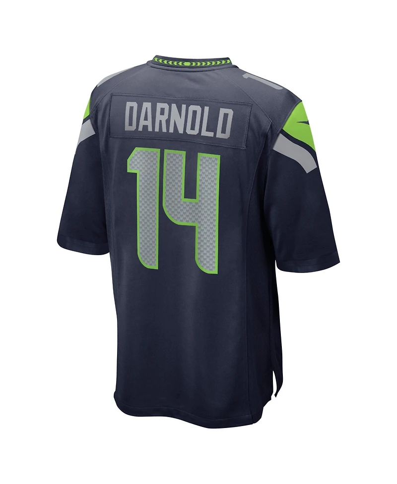 Nike Men's Sam Darnold Navy Seattle Seahawks Super Bowl Lx Game Jersey