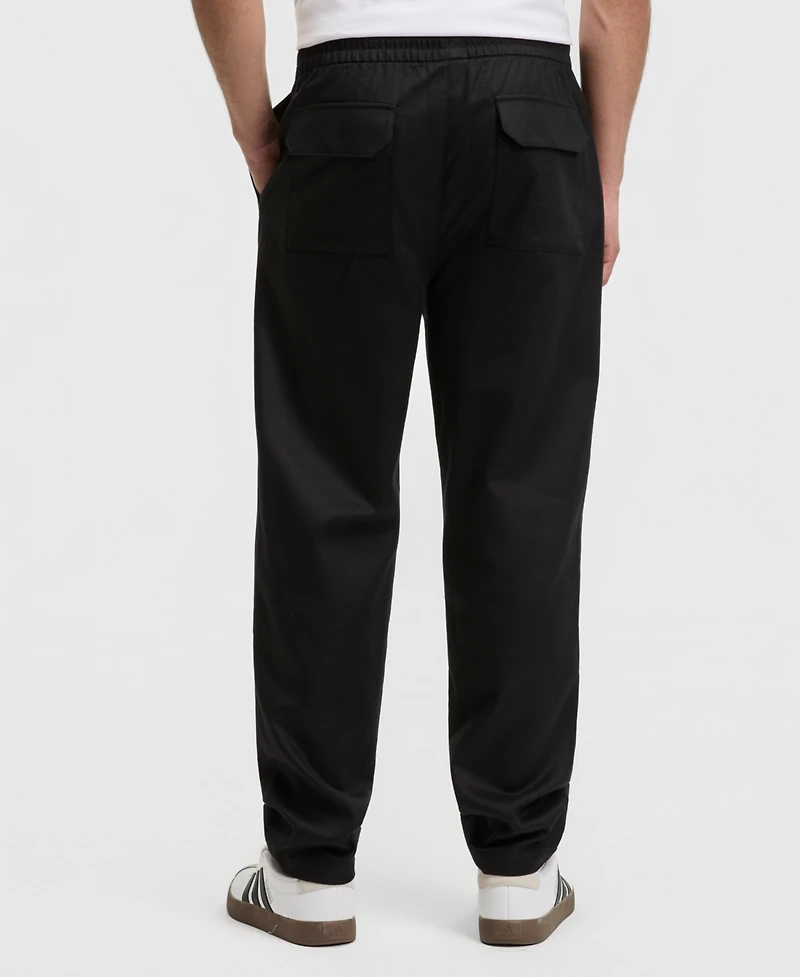 Mode of One Men's Relaxed-Fit Twill Utility Pants, Macy's Exclusive
