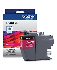 Brother LC402XLMS 1,500 Page-Yield High-Yield Ink - Magenta
