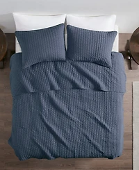 Madison Park Keaton Quilted 3-Pc. Quilt Set, King/California King