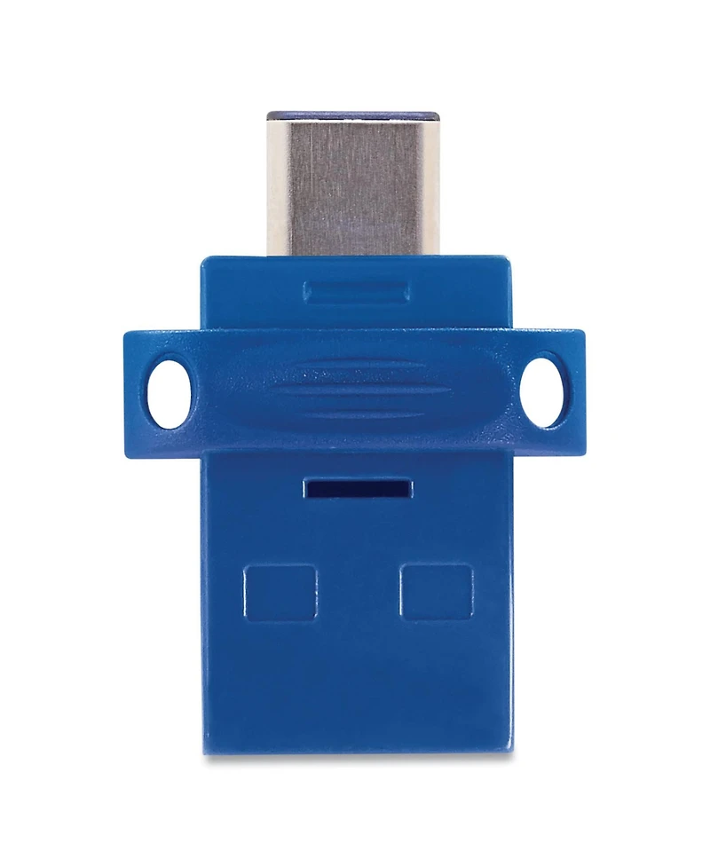Verbatim 99155 Store n' Go 64 Gb Dual Usb 3.0 Flash Drive for Usb-c Devices - Blue