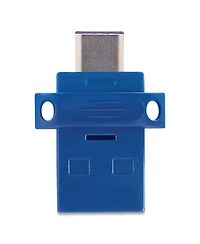 Verbatim 99155 Store n' Go 64 Gb Dual Usb 3.0 Flash Drive for Usb-c Devices - Blue