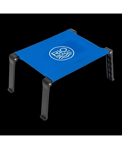 Rio Beach 1 x 1 x 1 ft Blue Ultra Compact Fabric Folding Table