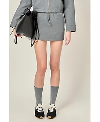 English Factory Women's French Terry Mini Skirt