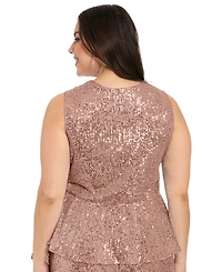 Muse Plus Side Twist V-Neck Wrap Top