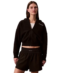 Calvin Klein Performance Women's Brushed French Terry Full Zip Hoodie