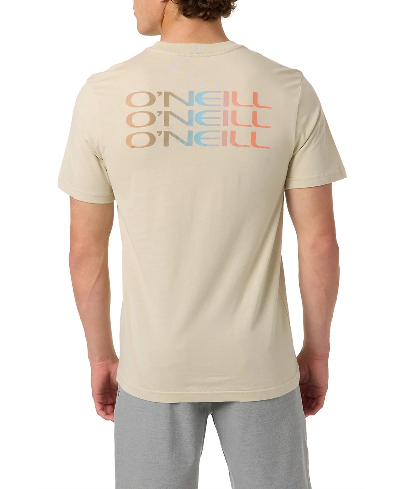 O'Neill Men's Triple Stack Short-Sleeve T-Shirt