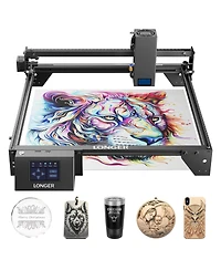 Zachvo 20W Laser Engraver Cutter with 14.76inx14.76in Area Dual-Beam Touchscreen
