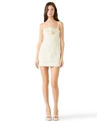 Steve Madden Juniors' Peony Square Neck Mini Dress