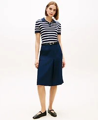 Tommy Hilfiger Women's Tailored Utility Knee Midi Skirt
