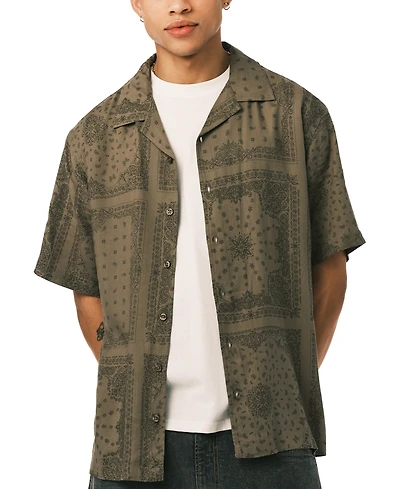 Buffalo David Bitton Men's Sandro Camp Collar Shirt