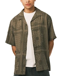 Buffalo David Bitton Men's Sandro Camp Collar Shirt