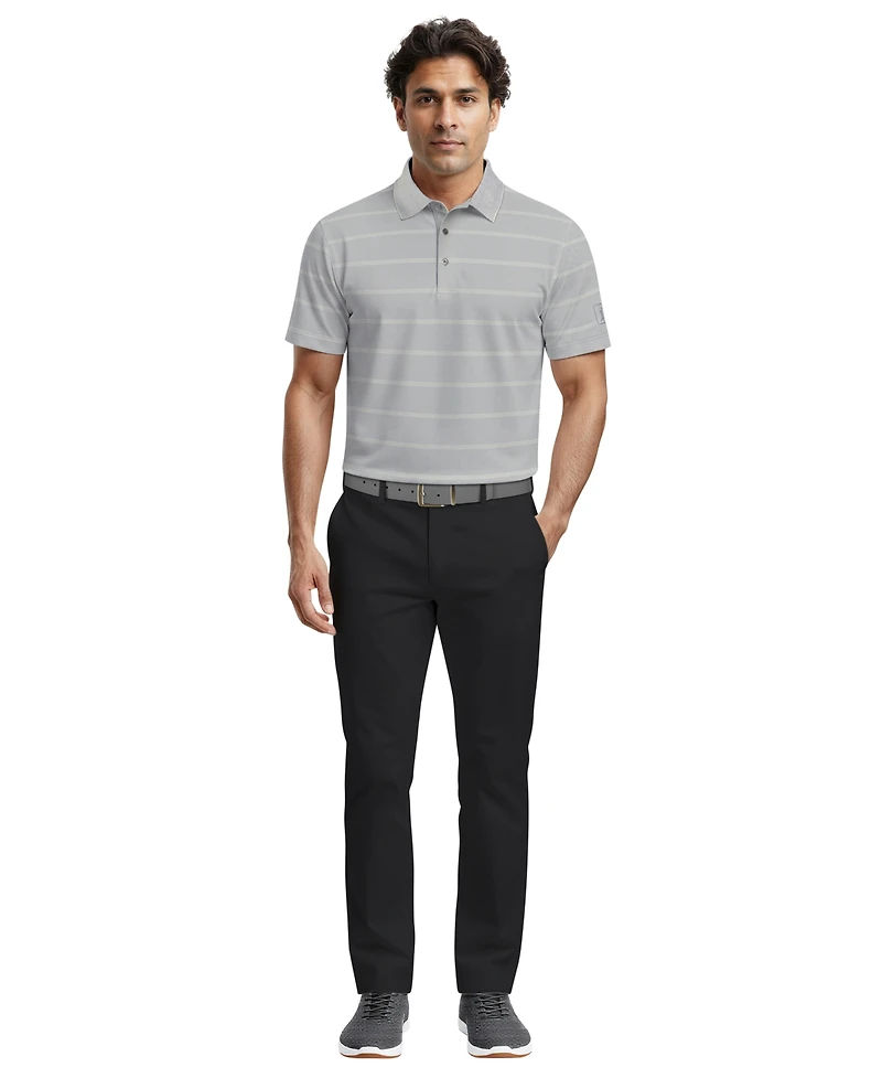 Pga Tour Men's Striped Classic-Fit Golf Polo Shirt