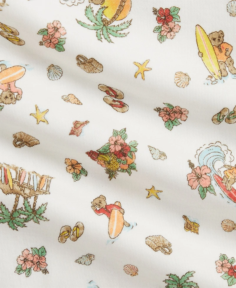 Polo Ralph Lauren Baby Boys' Bear Interlock Round Neck Coverall