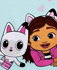 Ame Girls' 4-8 Gabby's Dollhouse Print Tops, Shorts and Pants, 4-Piece Pajama Set