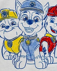 Paw Patrol Boys' Toddler 2T-4T Sketchypaw Graphic Tops, Shorts, and Pants, 4-Piece Pajama Set