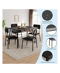 Gaomon Kitchen Table Dining Table Set For for Dining Room, Home Office
