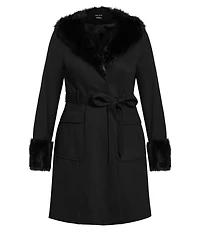 City Chic Women's Make Me Blush Coat