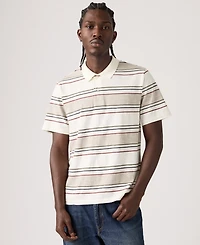 Levi's Men's Merritt Striped Collared Polo Shirt
