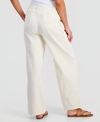 And Now This Petite Seamed Slouchy Tie-Waist Jeans, Macy's Exclusive