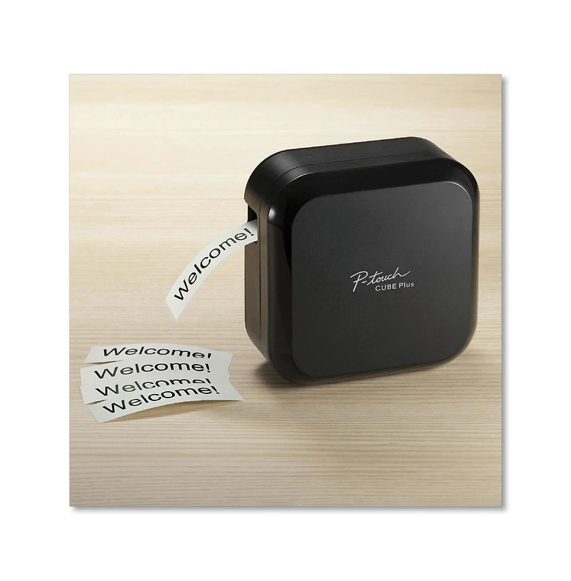 Brother P-Touch Pt-P710BT Cube 5 in. x 2.6 in. x 5 in. 20 mm/s Print Speed Wireless Label Maker