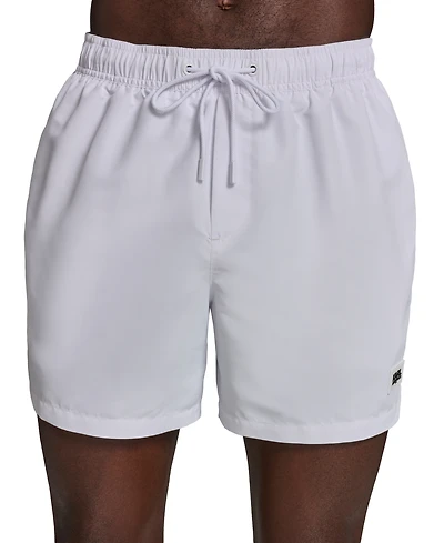 Karl Lagerfeld Paris Men's Logo Patch Volley Shorts