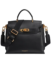 Donna Karan New York Turn-Lock Bridgehampton Small Satchel Bag