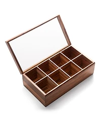 Ironwood Cornwall 14" Tea Box with Acrylic Window