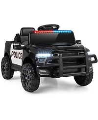 Mecale 12V Kids Ride On Car Licensed Ram 3500 Electric Vehicle with Remote Control-Black