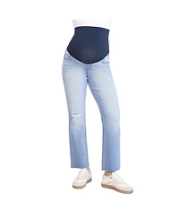 Motherhood Maternity Secret Fit Over the Belly Slim Straight Leg Jeans
