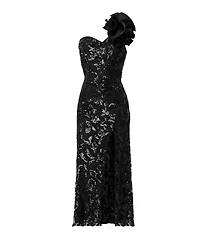 Ivonne Women's Long Evening Dress with Bow