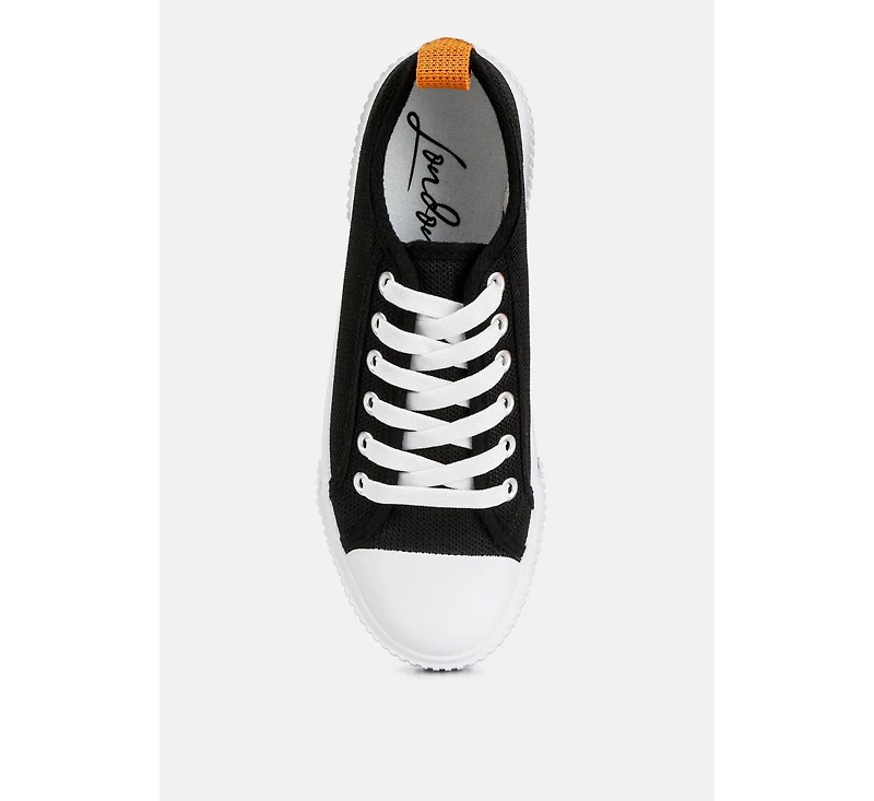 London Rag Sway Chunky Sole Knitted Textile Sneakers