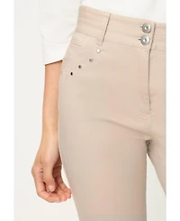 Olsen Women's Stretch Cotton Cropped Pant