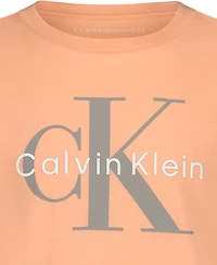 Calvin Klein Boys' 8-20 Monologo Crewneck T-Shirt
