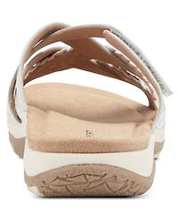 Rockport Women's Sedona Strappy Slip-On Flat Sandals