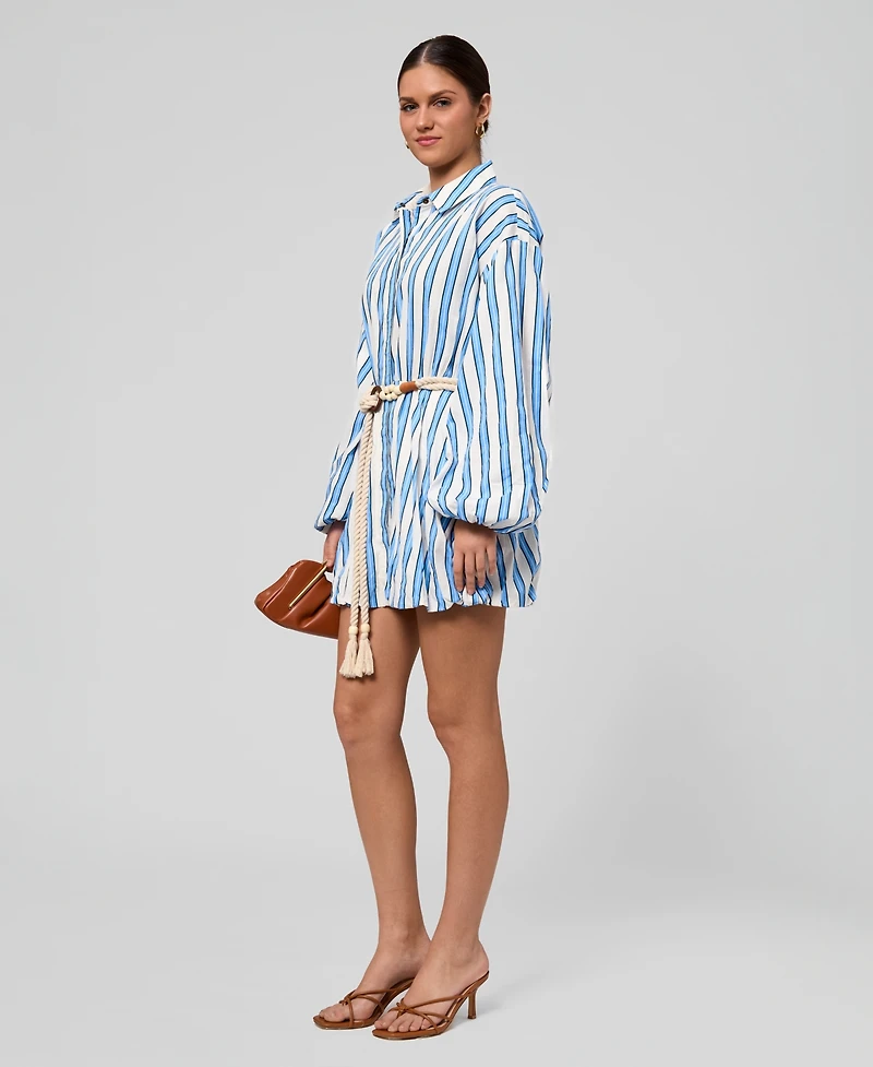 Rachel Roy Women's Collared Neck Shirt Dress