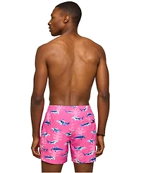 Chubbies Men's The Great Pink Sharks Classic 5.5" Swim Trunks