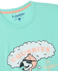 Chubbies Men's The Ain't No Worry Crewneck Graphic T-Shirt