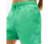 Tommy Hilfiger Medium Drawstring Tonal Ithica 5" Swim Trunks