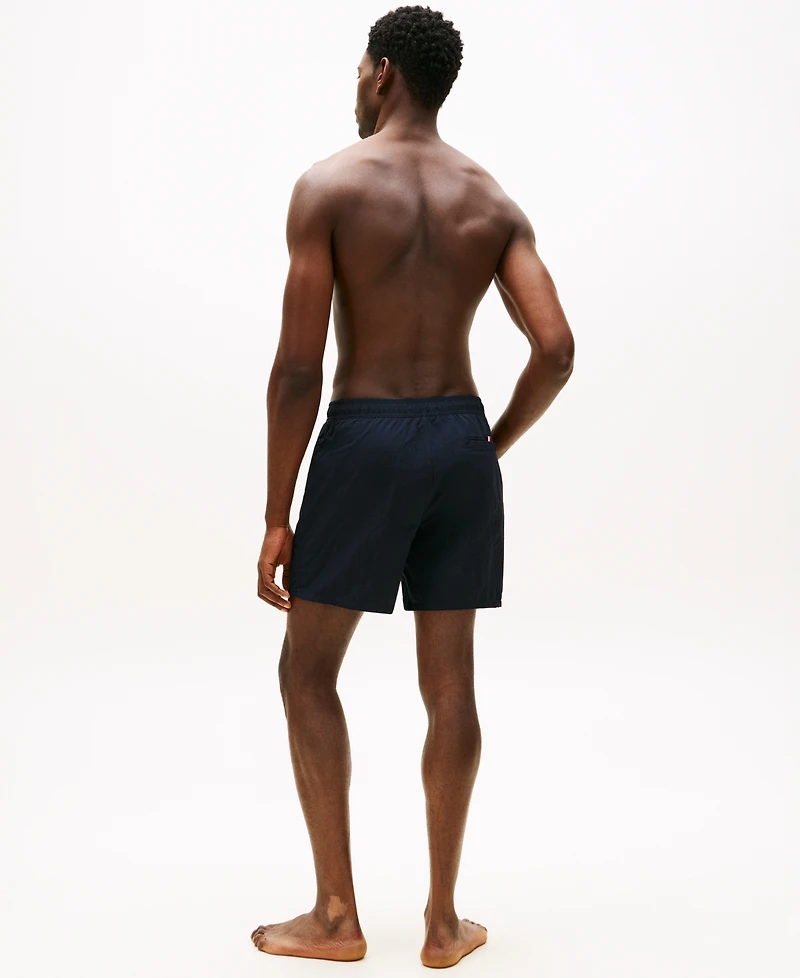 Tommy Hilfiger Men's Medium Drawstring Zip Pocket 5" Swim Trunks