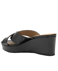 Aerosoles Women's Cruis Slip-On Wedge Sandals