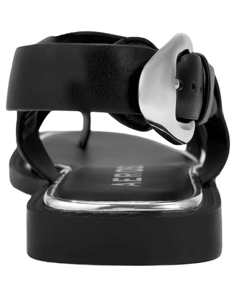 Aerosoles Women's Cargo Open Toe Flat Sandals