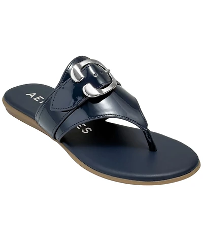 Aerosoles Women's Glitz Open Toe Flat Sandals