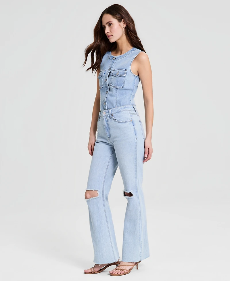 And Now This Women's High-Rise Flare Jeans, Macy's Exclusive